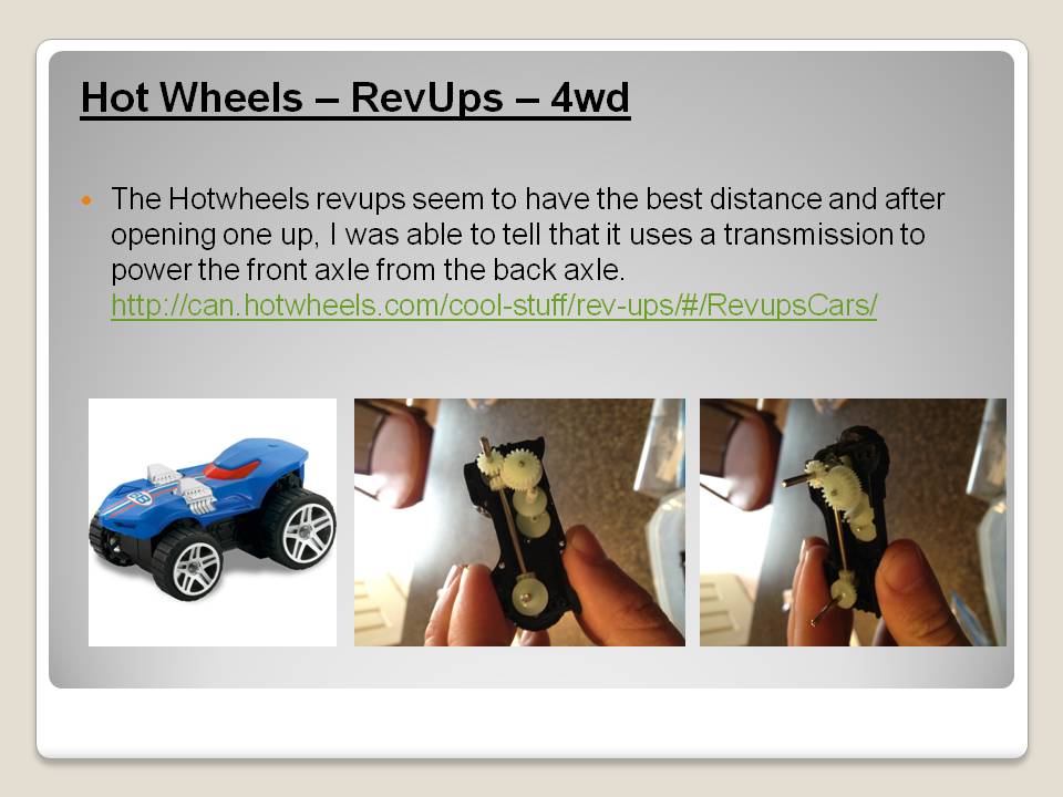 Mechanical Flywheel/Friction/Inertia Toy Car