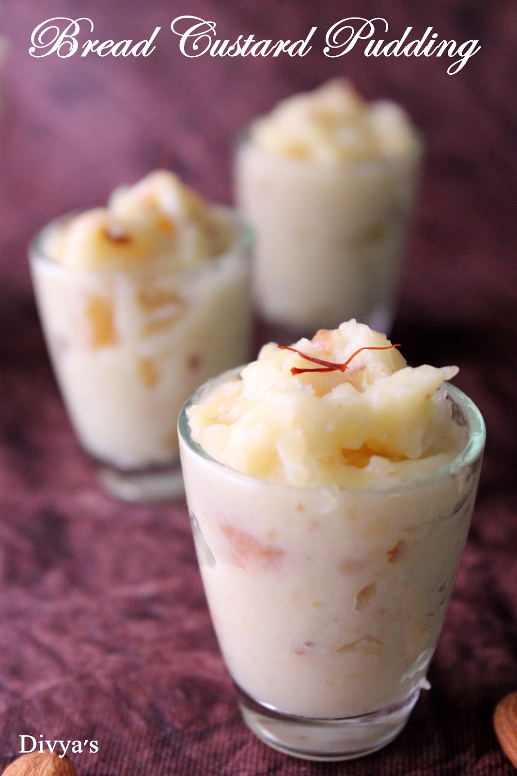 Bread Custard Pudding No Eggs, No Butter You Too Can Cook