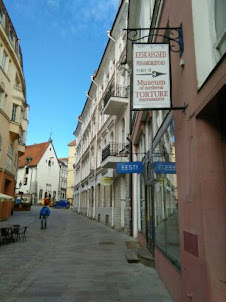 A Street in Tallinn Old Town.