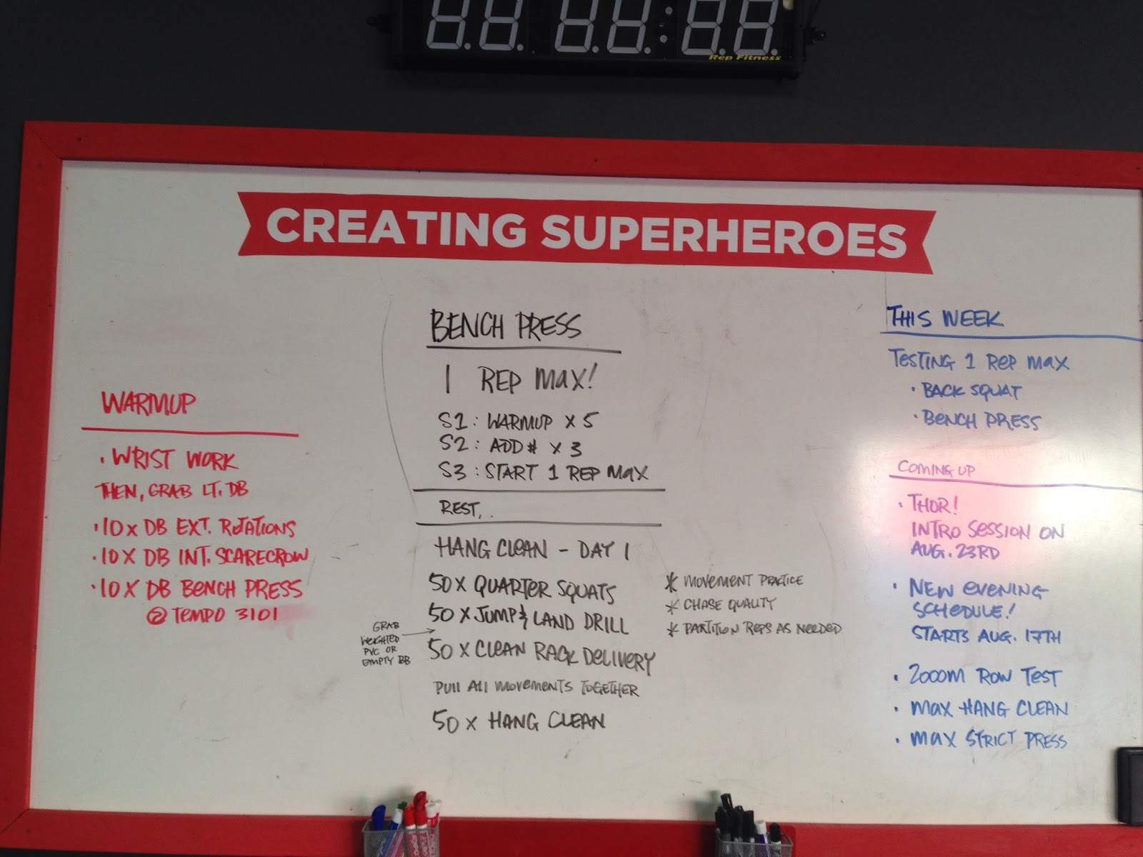 My Life As A Geek Nerdstrong Gym One Rep Max Bench Press