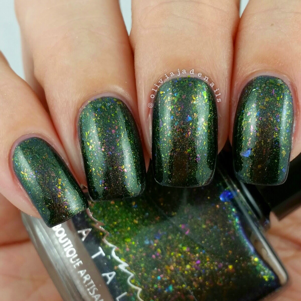 Femme Fatale Cosmetics Melobasina swatched by Olivia Jade Nails