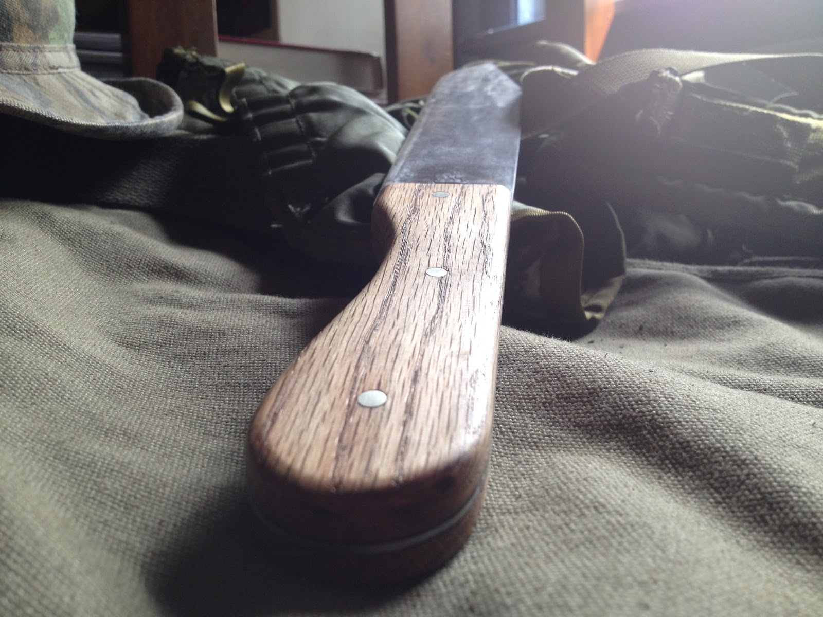 Jake Makes Machete/bowie knife restoration