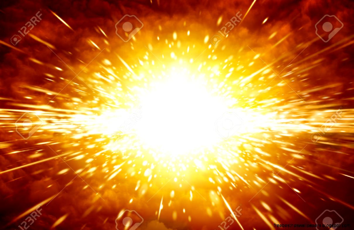 Abstract Scientific Background Big Red Explosion In Space Stock Abstract Scientific Background Big Red Explosion In Space Stock