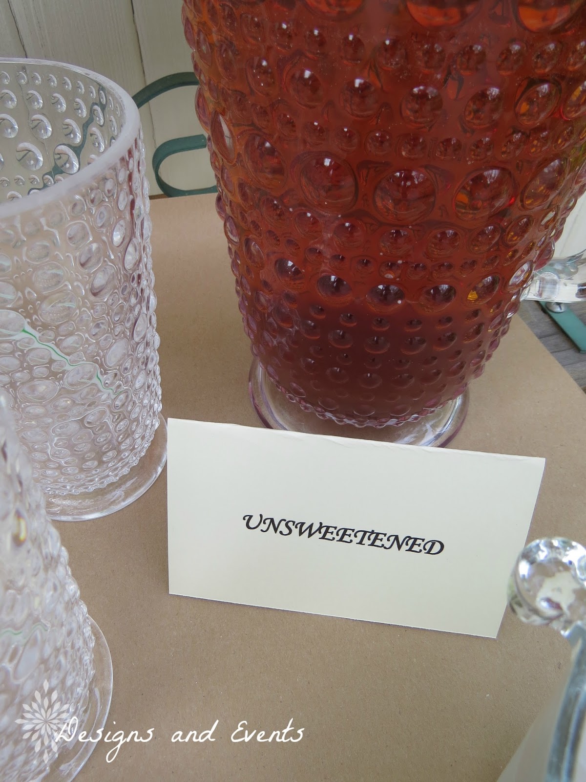 DesignsandEvents Styling an Iced Tea Station