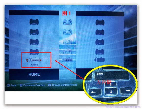 國際足盟大賽 14 (FIFA 14) 鍵盤設置圖文教程