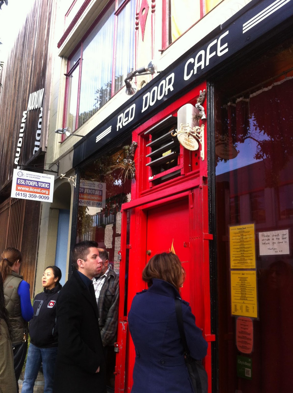 E Ting Red Door Cafe Eclectic San Francisco But What Did