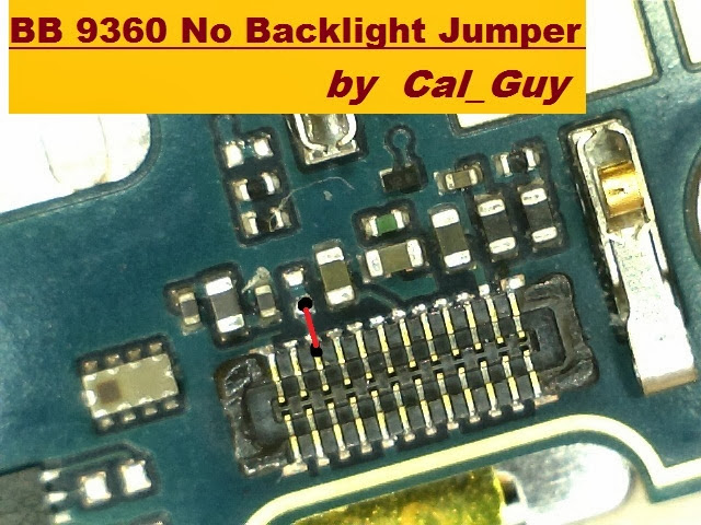 ALL BLACKBERRY HARDWARE SOLUTION Blackberry+9360+Backlight+Jumper+Solution