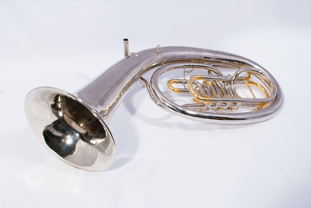Baritone horn / Euphonium horn by Amati in Nickel silver finish and 24K