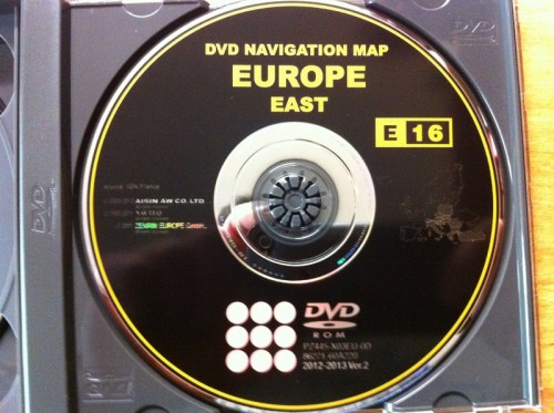 Lexus navigation dvd