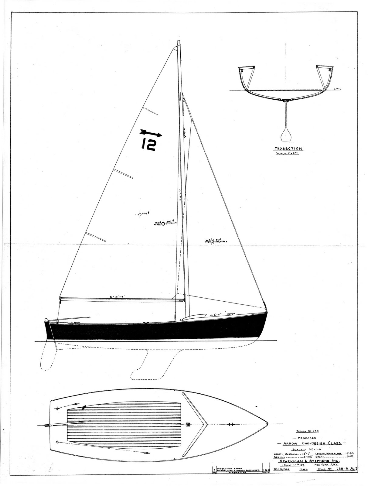 Plans for small boat keel Guide KYK