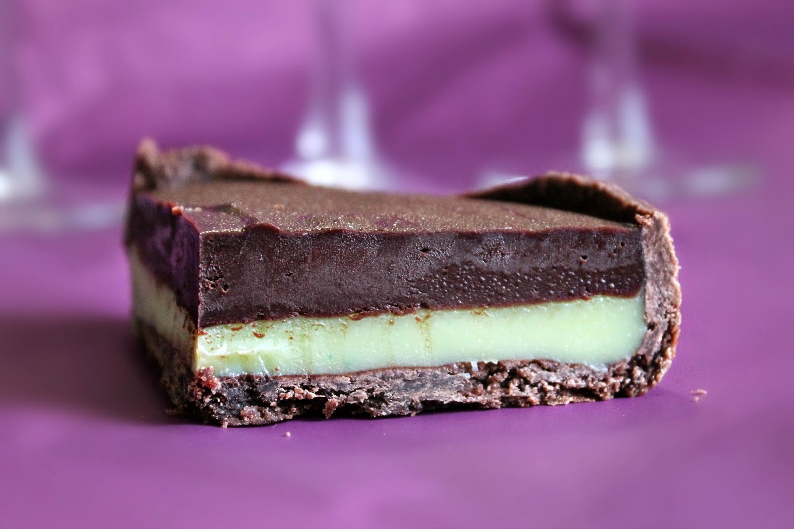 Lick The Spoon Chocolate Mint Ganache Tart
