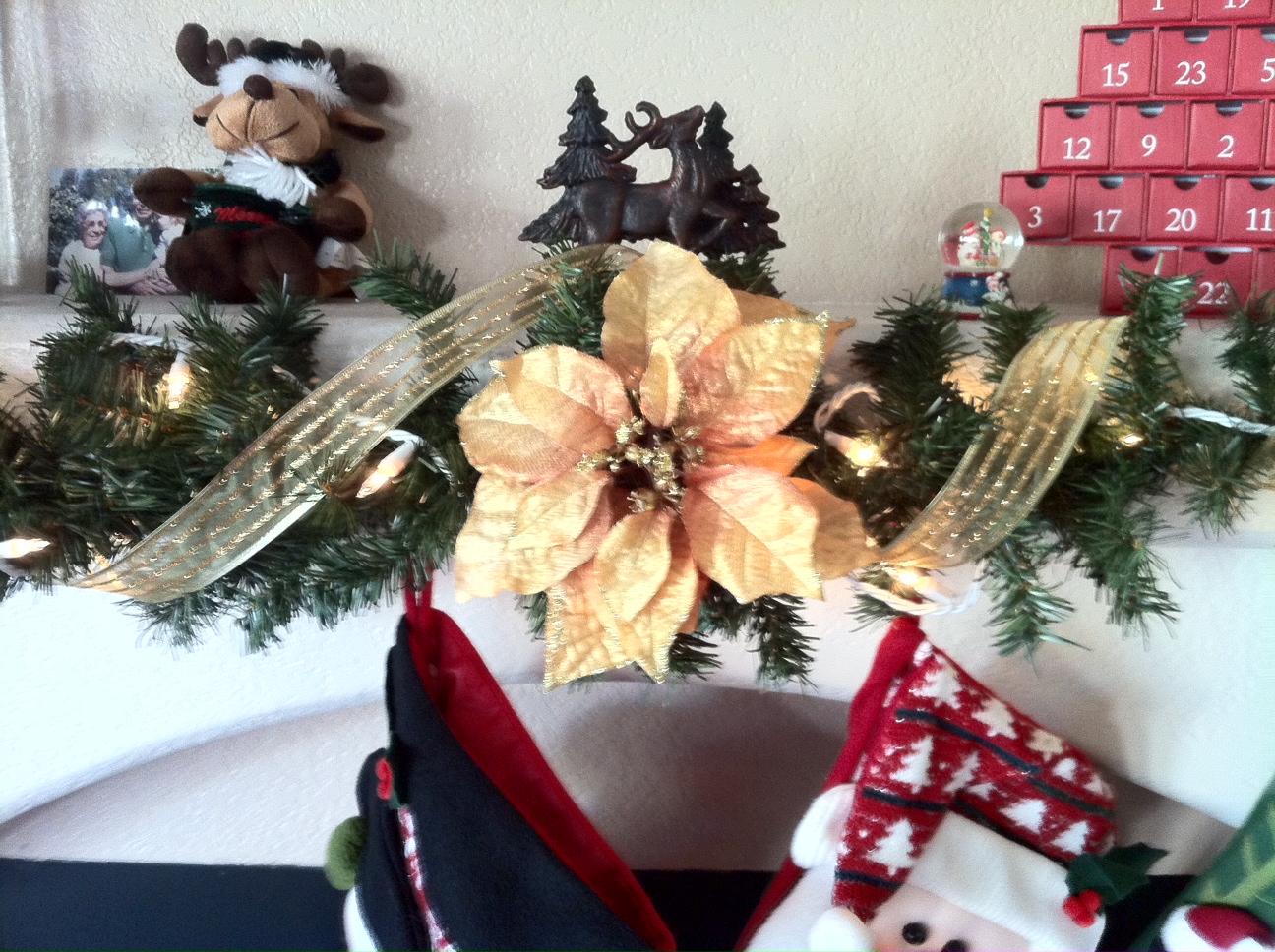 Living with the Wolpert's Christmas Garland.... Why does it have to be