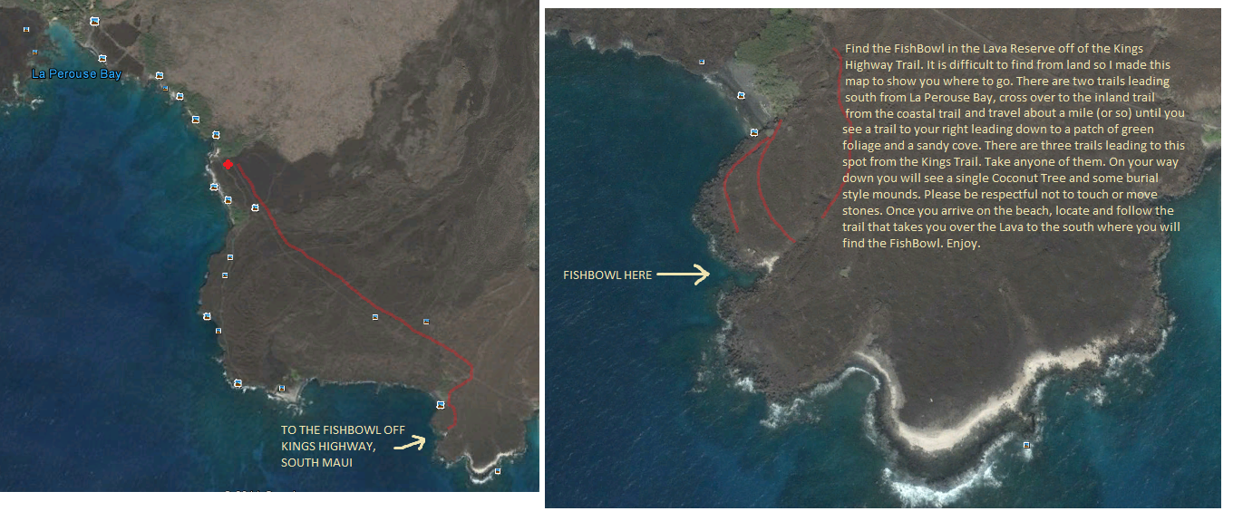 Directions to the Fishbowl Maui