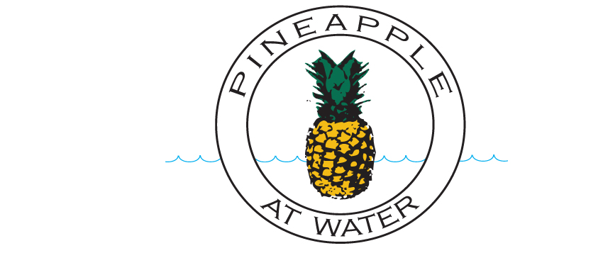 pineapple at water