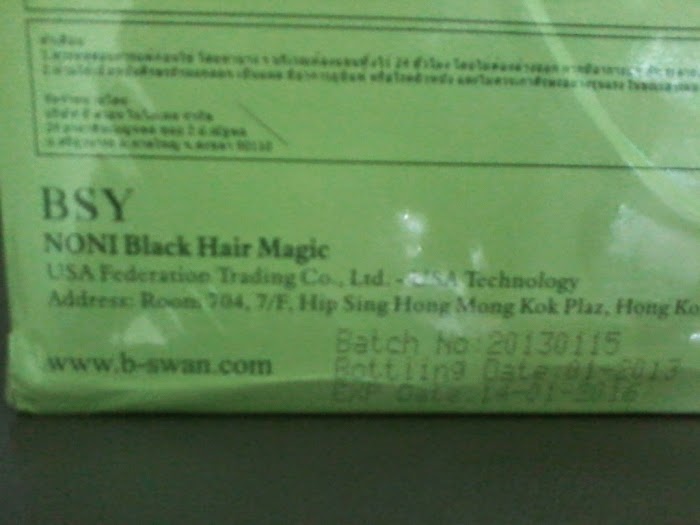 Shampoo BSY Noni Black Hair Magic