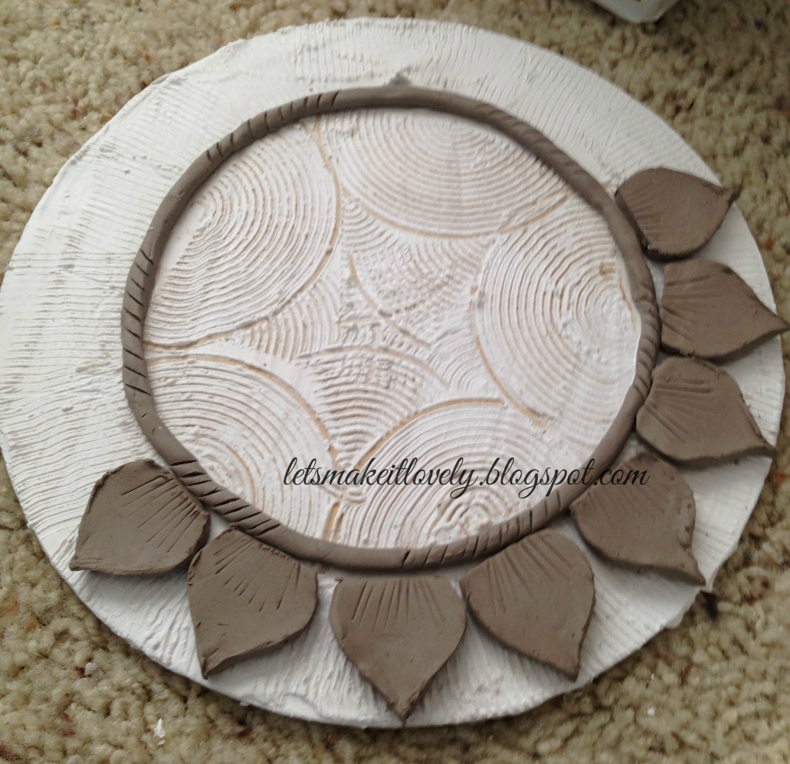 Let's make it lovely My first Clay Work