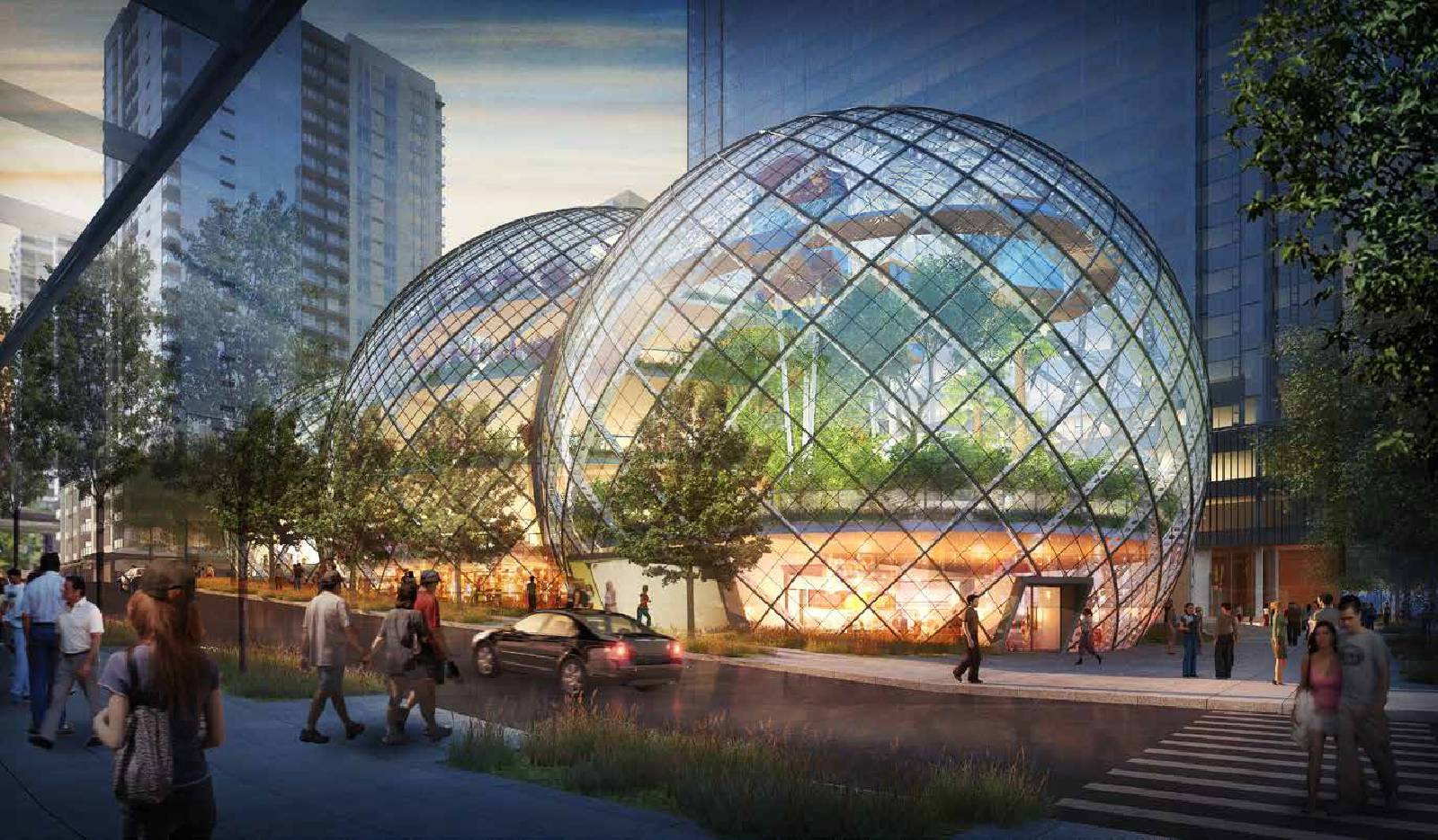 AMAZON BIOSPHERES BY NBBJ A As Architecture