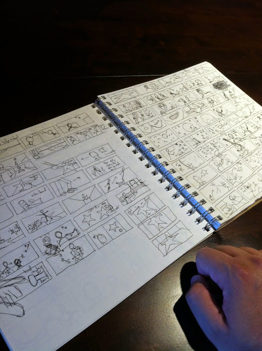 All the Stars: storyboards