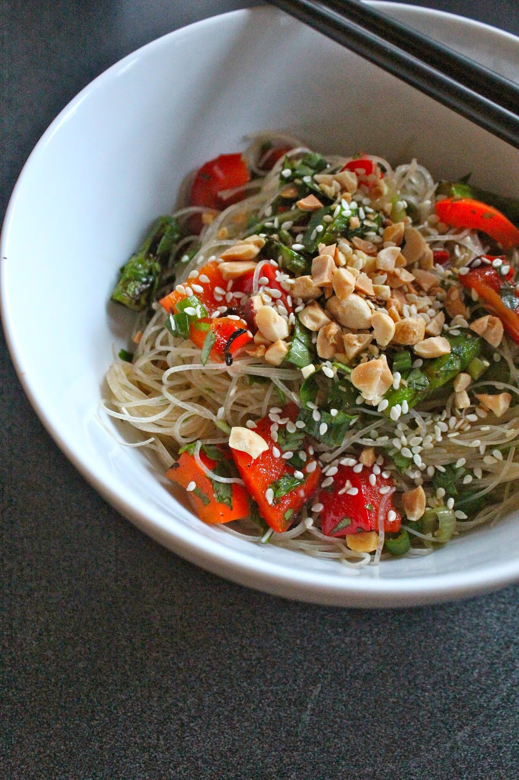 Carey On Lovely Sesame Asparagus Noodles
