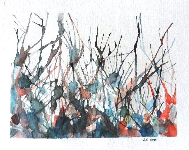 Grow Creative Blog Straw Painting Art Tutorial