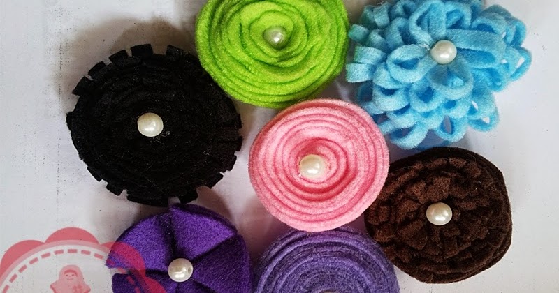 dewi handmade Bros Bunga dari Kain Flanel dewi handmade Bros Bunga dari Kain Flanel