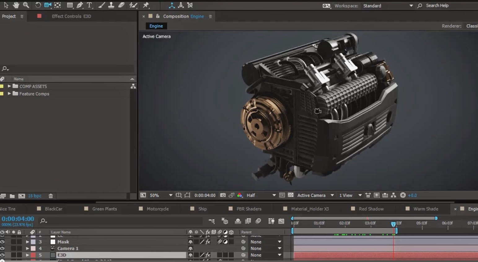3d element after effects скачать