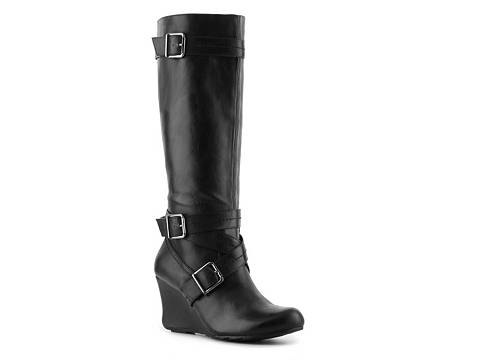 ... Nation: KNEE HIGH BOOT SHOPPING MONTH - DSW Shoes: Wedge Boots-Day I