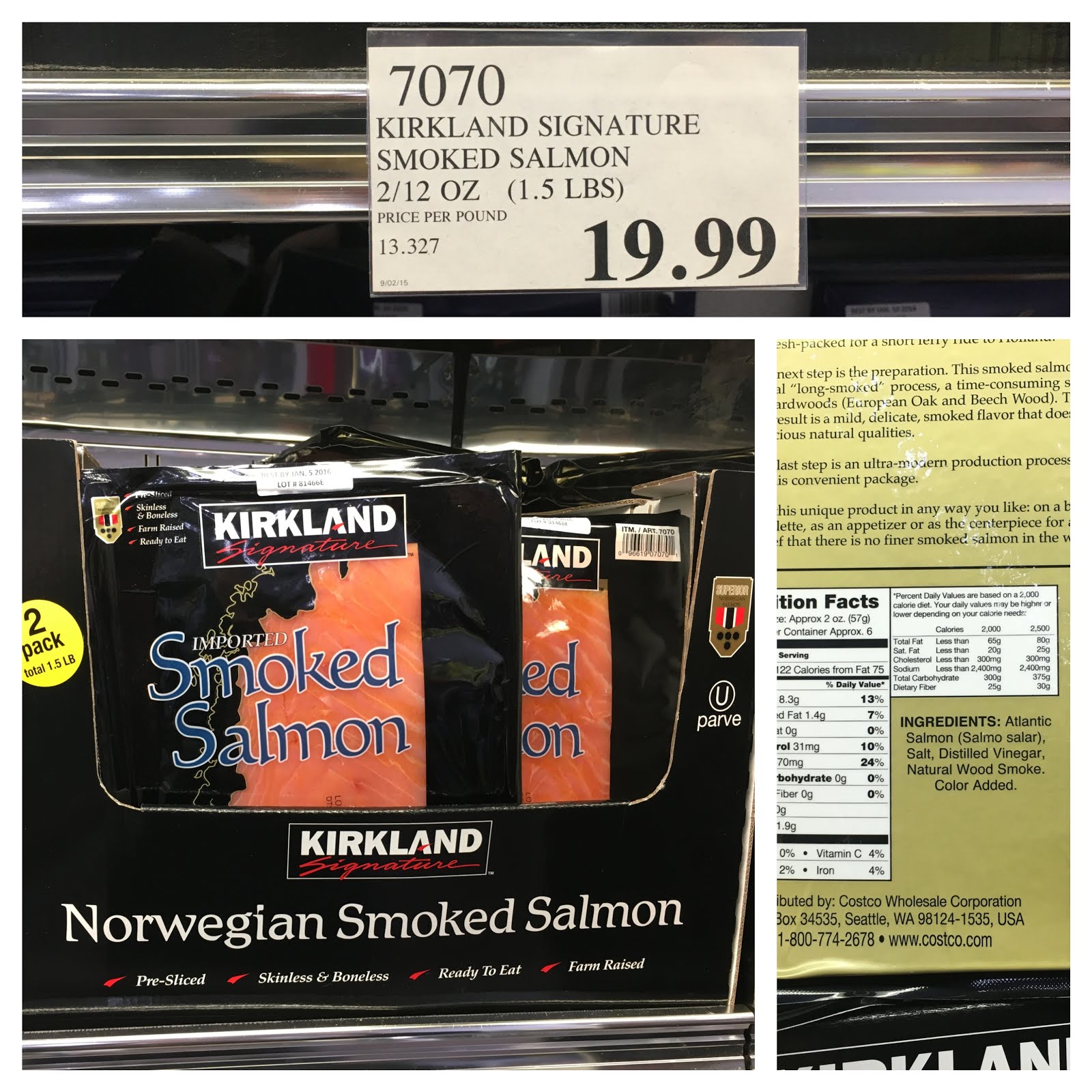 Is Kirkland Smoked Salmon Gluten Free