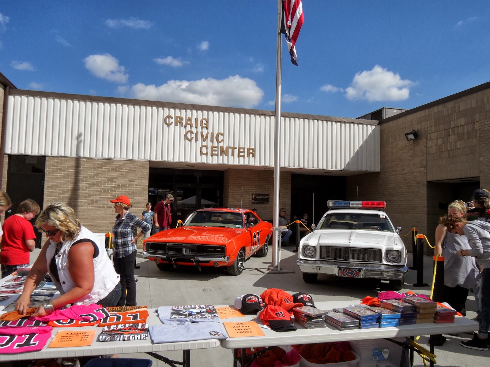 Dukes of Hazzard Collector Cooter at the Buckwheat Festival in