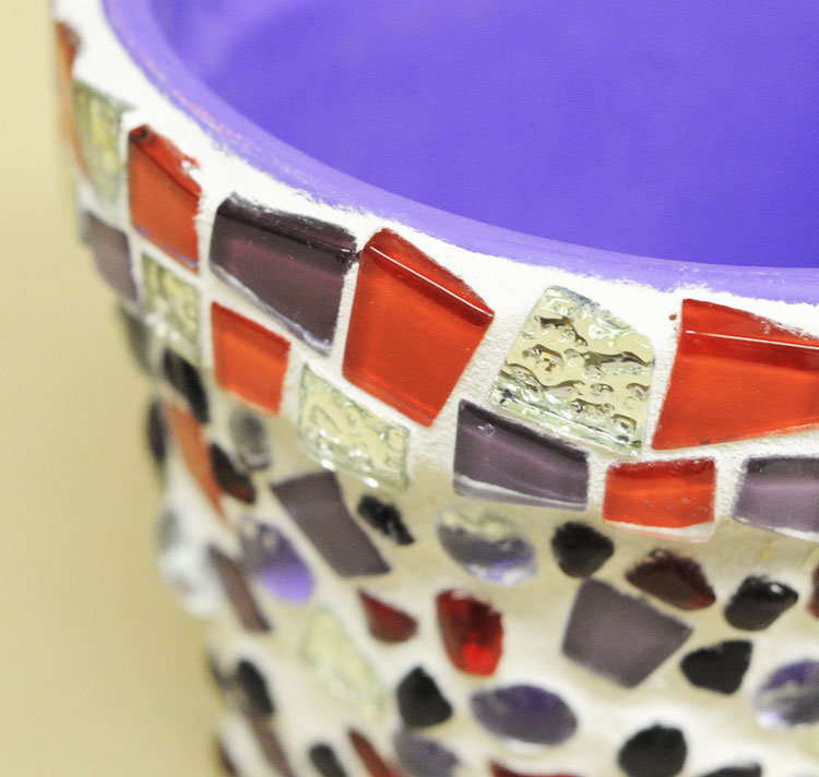 Ben Franklin Crafts and Frame Shop D.I.Y. Mosaic Flower Pot