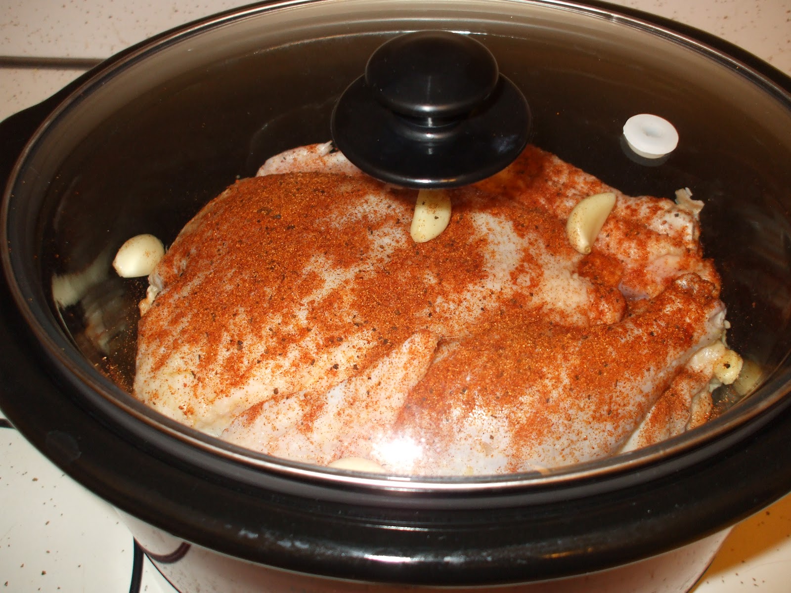 Easy Does It Crock Pot Rotisserie Chicken