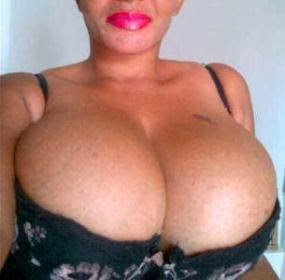 Cossy's Boobs Nearly Spill Out Of Her Dress At Calabar Event