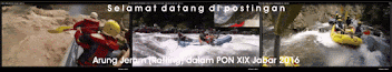 Arung Jeram (Rafting) dalam PON XIX Jabar 2016