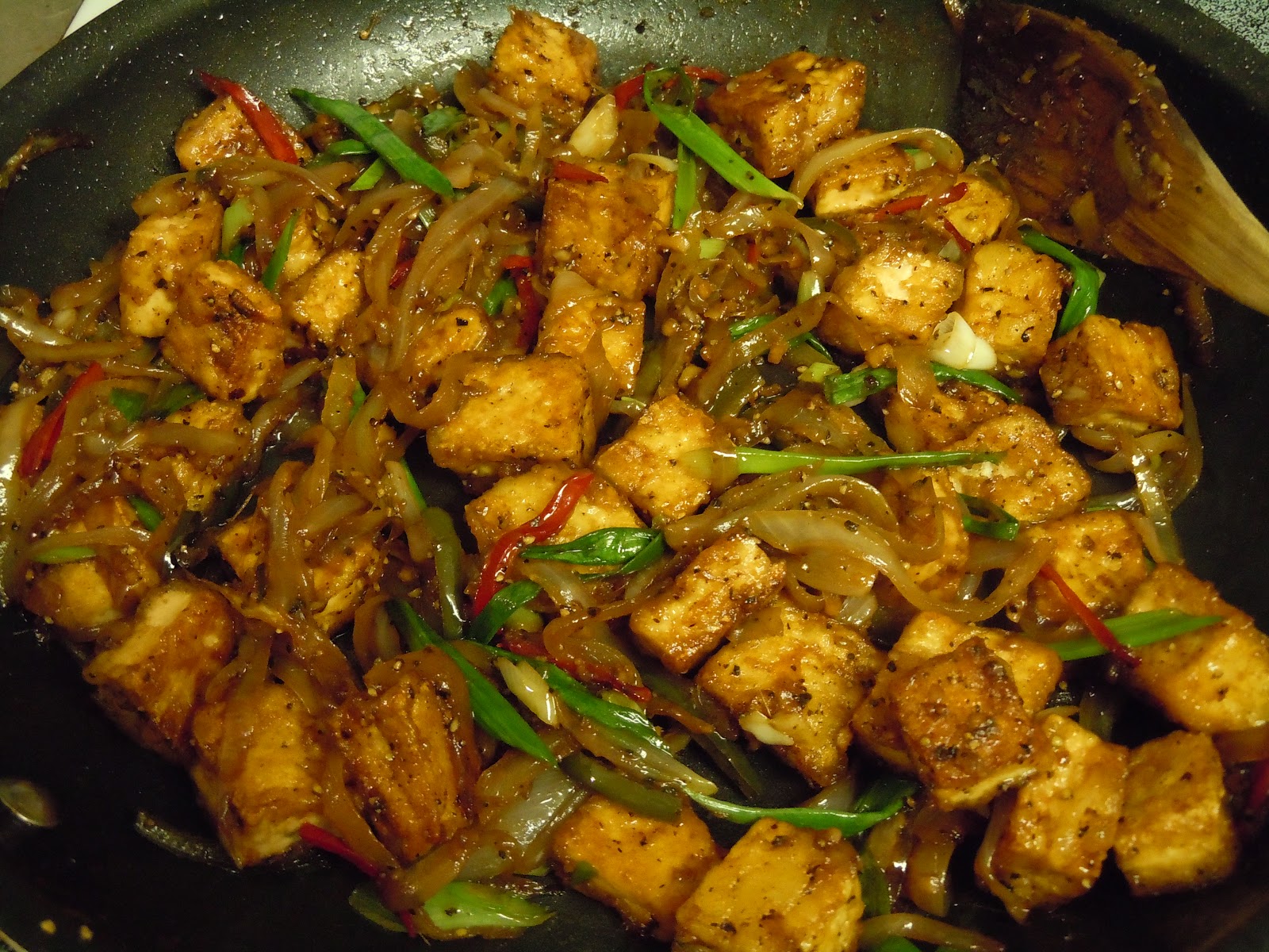 Let's Cook and Be Friends Crunchy Tofu with Buttery Soy Sauce
