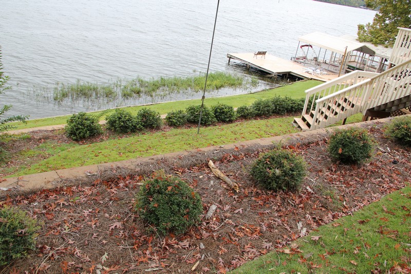 Landscaping Birmingham Al Landscaping, Retaining Walls, Paver Driveway around lake house