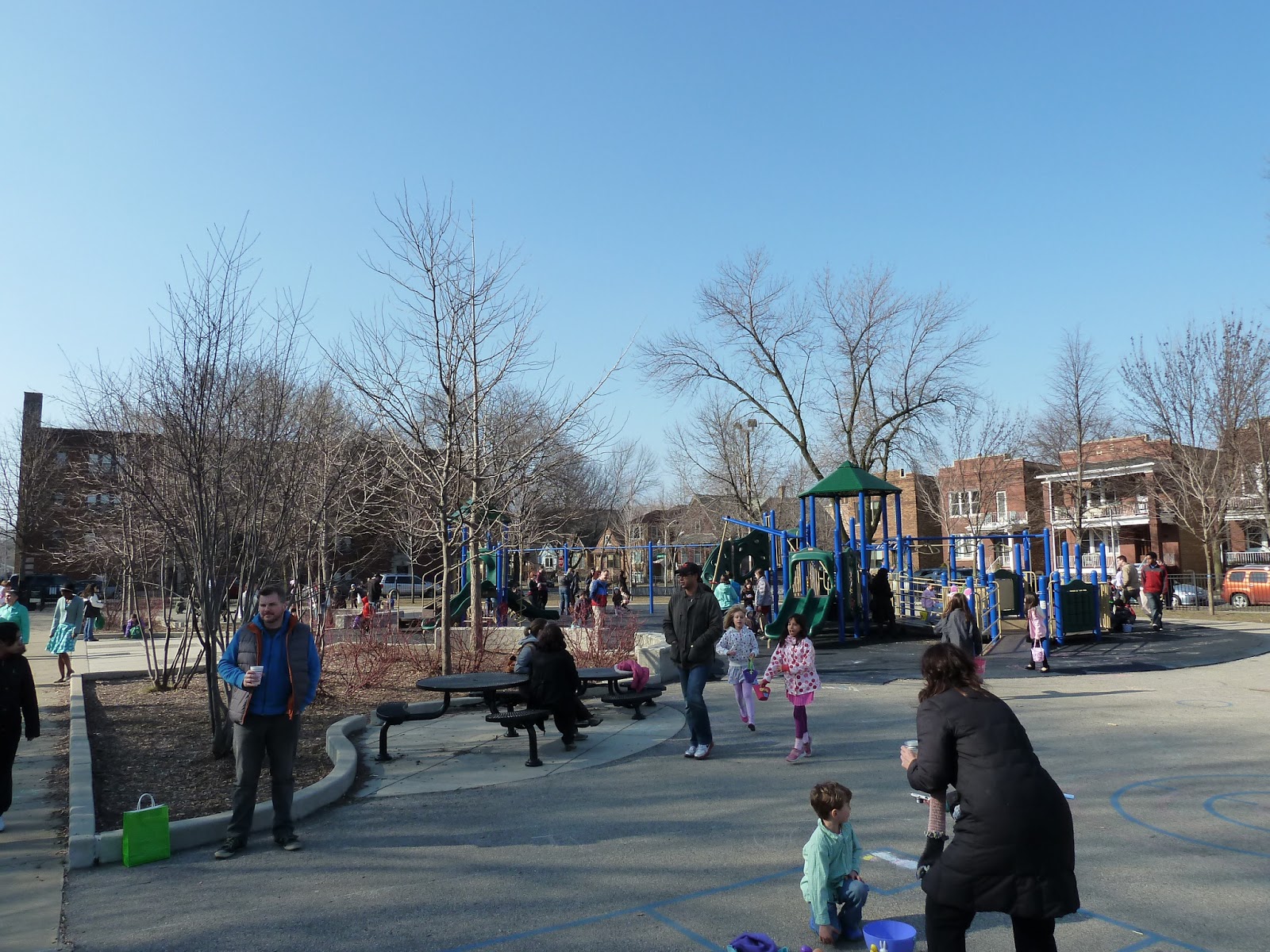 The Chicago Real Estate Local Early spring fun at Winnemac Park in