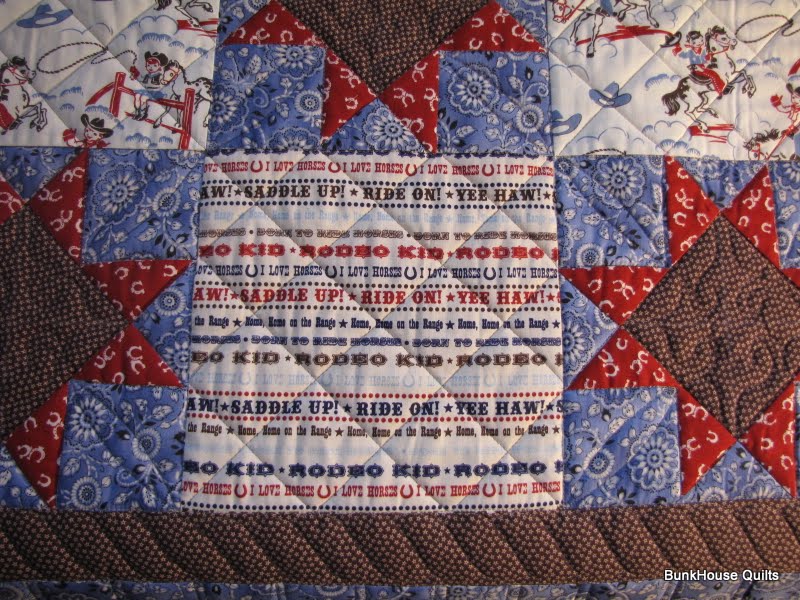 Quilting In The BunkHouse Baby Boy Western Quilt