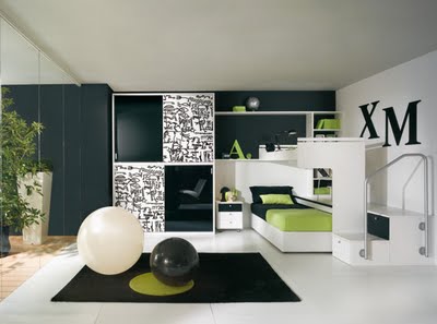 Decora el hogar: Dormitorios modernos color negro