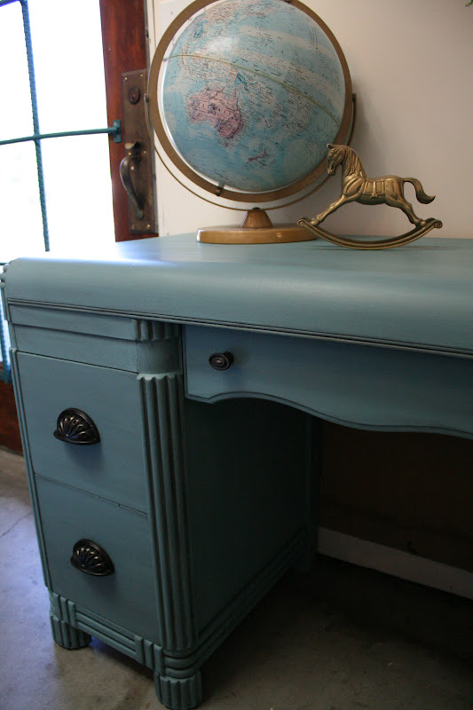 Reloved Rubbish: Vintage Waterfall Desk