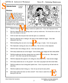 auditory processing speech therapy goals auditory processing speech therapy goals