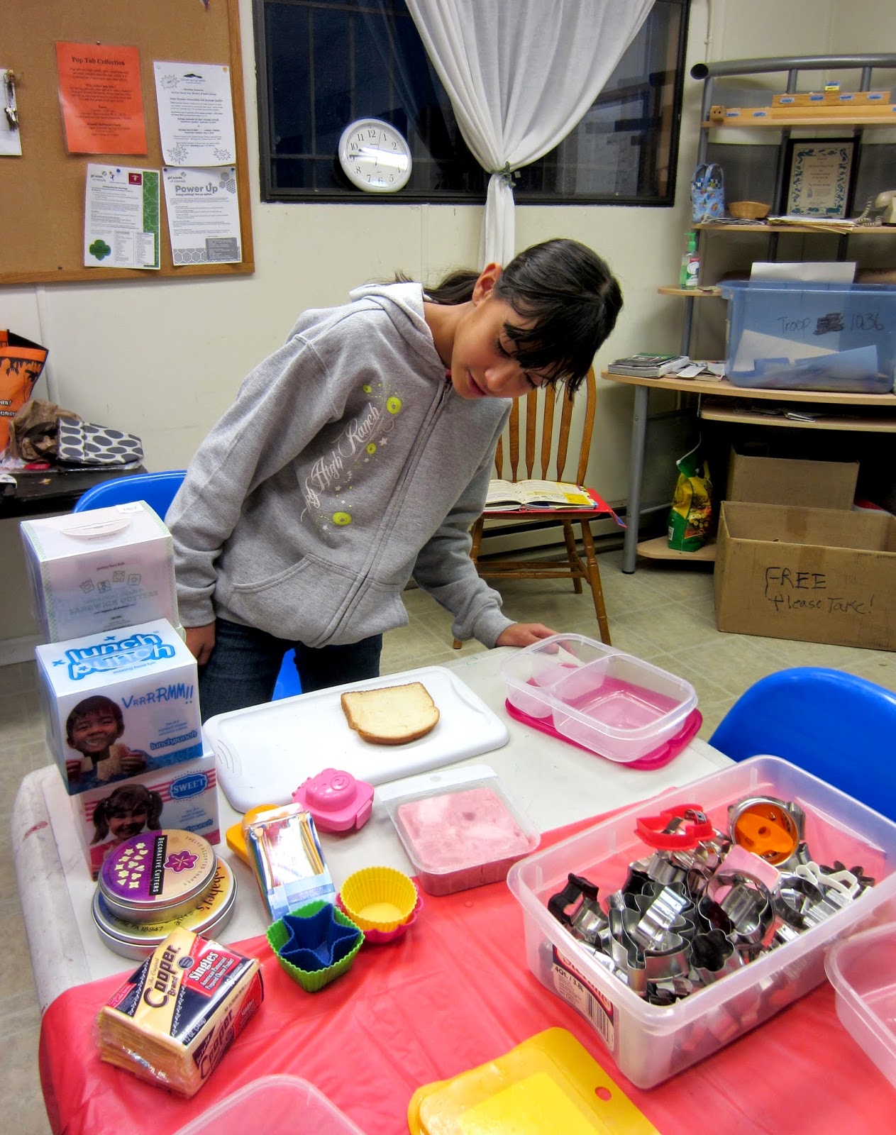 What's for lunch at our house Bento for Girl Scouts!