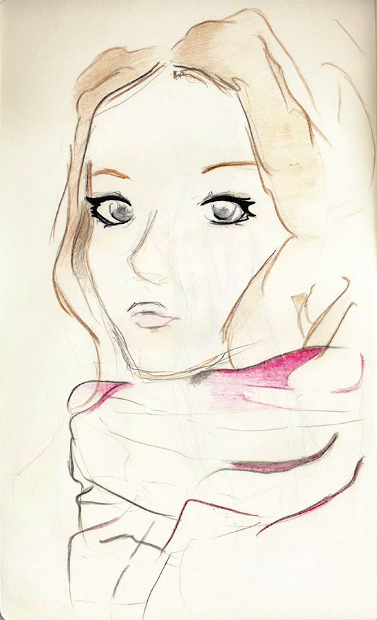 rc.lam girl with red scarf.