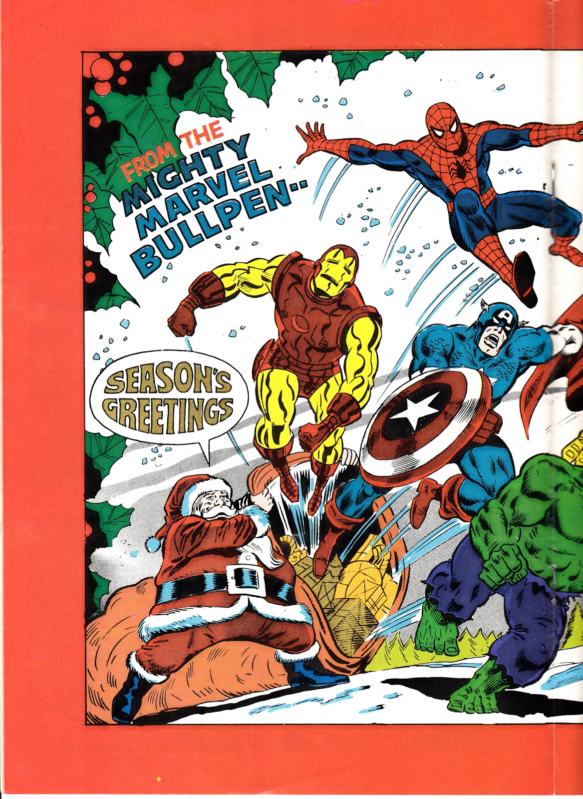 STARLOGGED GEEK MEDIA AGAIN 1977 and 1981 MARVEL CHRISTMAS POSTER