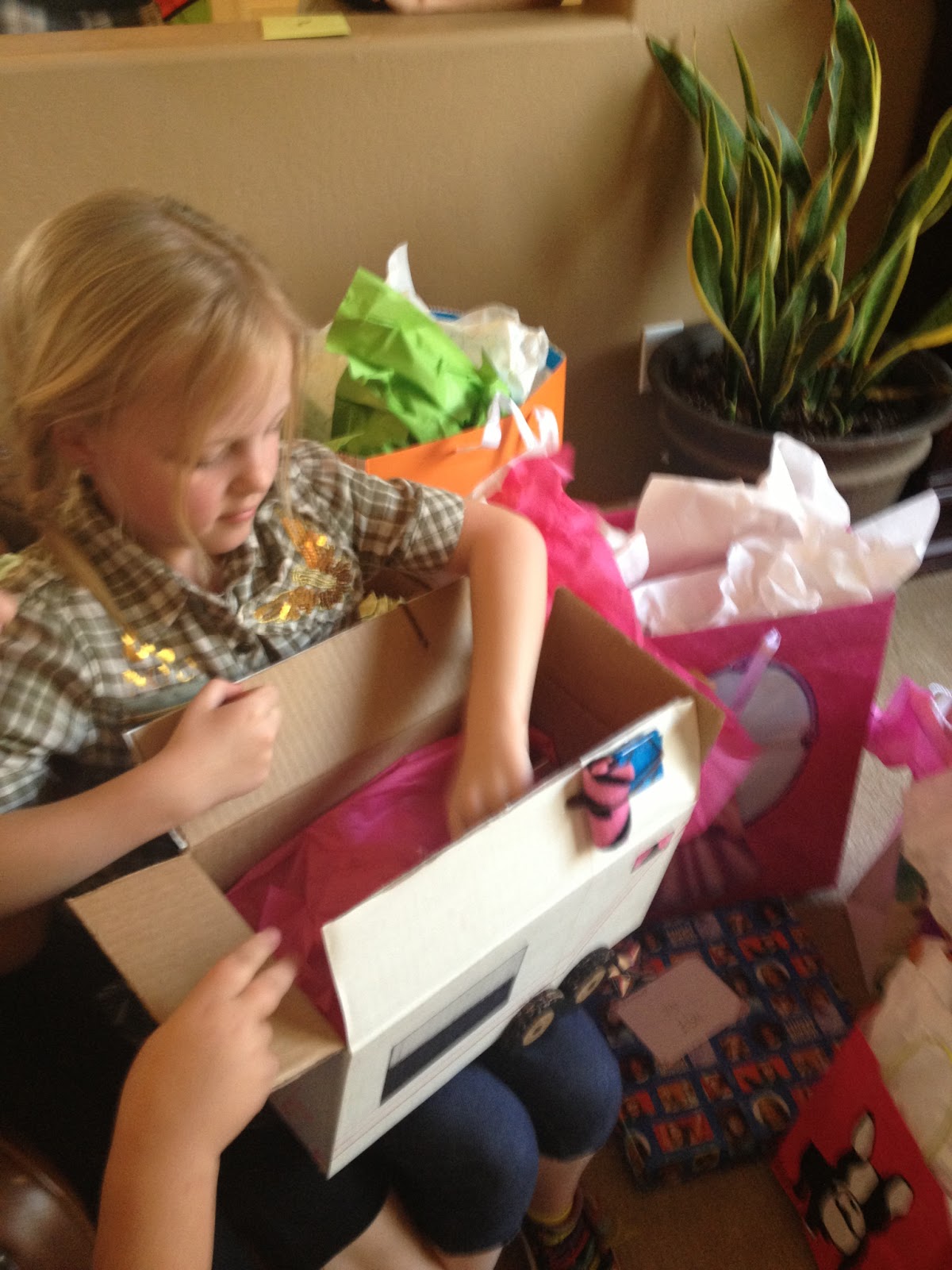 The Busy Broad Camping Themed Gift Wrap