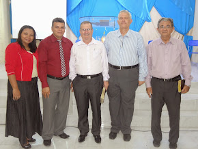 DIAC. ANA CLEIDE, PRESB. ECRIVALDO GOMES, PASTORES: PAULO LEITE, JULIO LEITÃO E JERNIEL GOMES