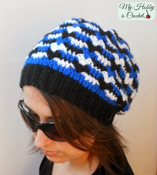 My Hobby Is Crochet: Hypnotic Heart Slouch Hat - Free ...