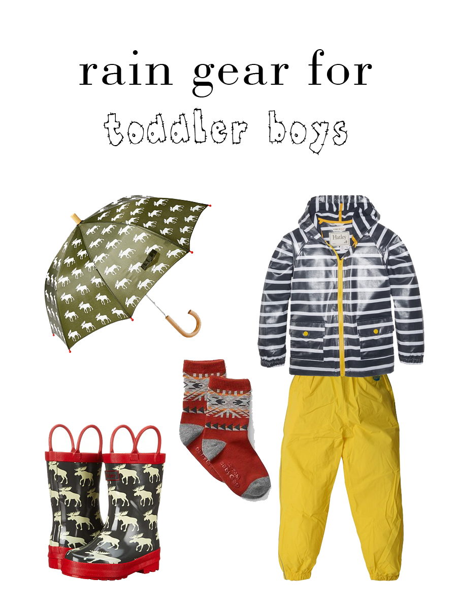 Nat your average girl... Rain Gear for Toddlers