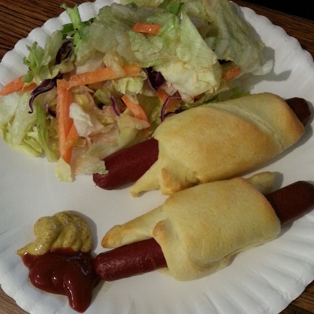 Shannon's Lightening the Load Lunch Pigs in a Blanket a Healthier