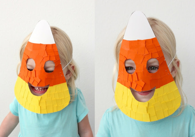 Candy Corn Masks MADE EVERYDAY
