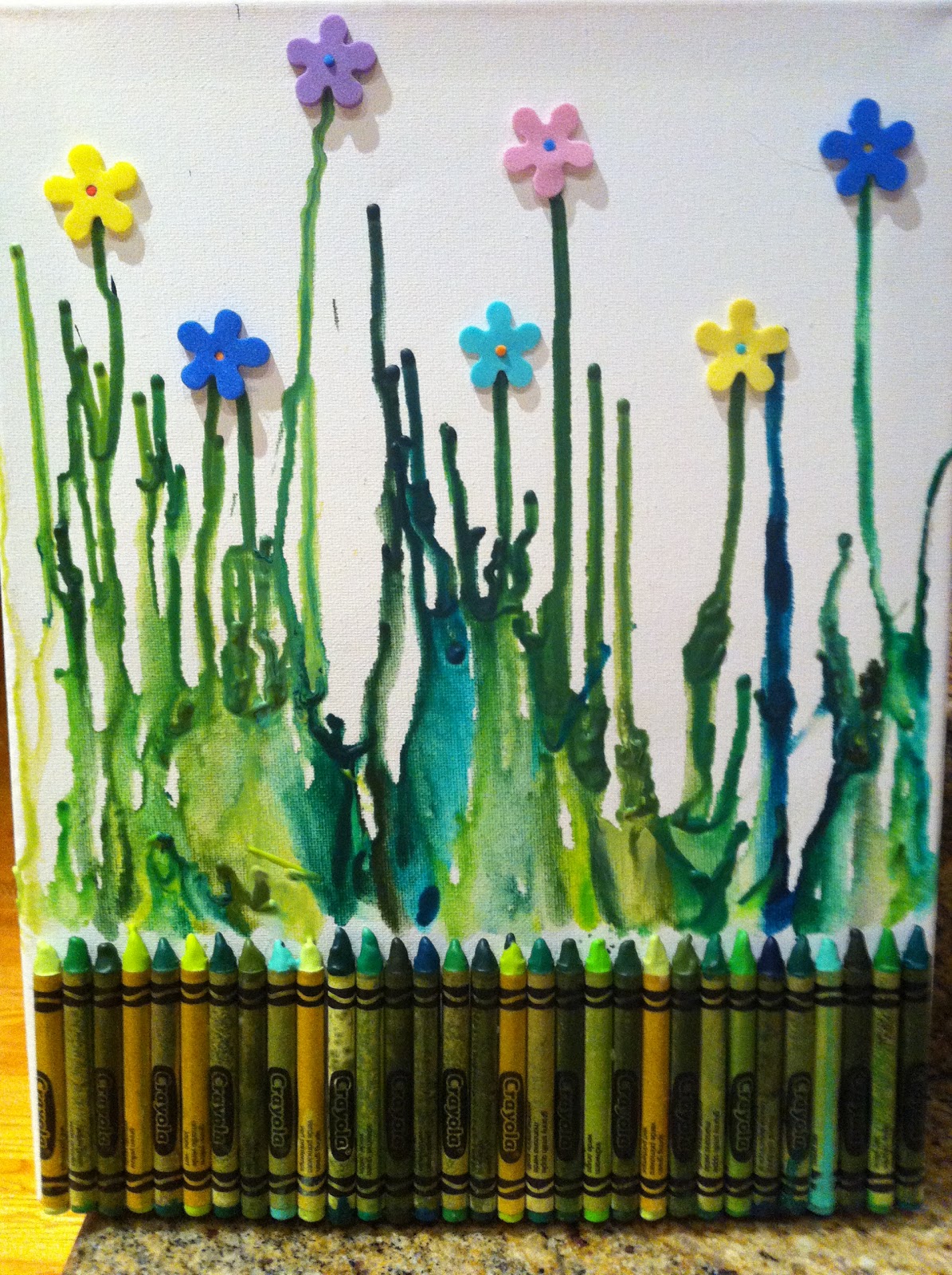 Melted Crayola Crayon Art on Pinterest Melted Crayon Art, Melted